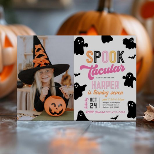 Invitation Anniversaire d'Halloween