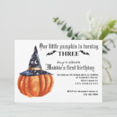 Invitation Anniversaire d'Halloween (Debout devant)