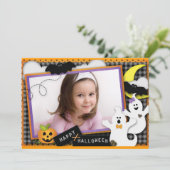 Invitation Anniversaire d'Halloween (Debout devant)