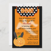 Invitation Anniversaire d'Halloween (Devant)