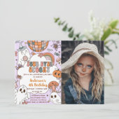 Invitation Anniversaire d'Halloween Cute Ghouls 4ème annivers (Debout devant)