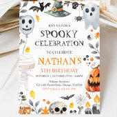 Invitation Anniversaire d'Halloween effrayant