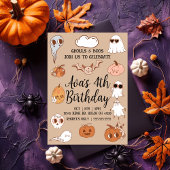 Invitation Anniversaire d'Halloween éffrayant