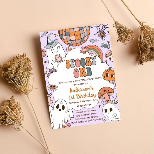 Invitation Anniversaire d'Halloween Éffrayant une fête