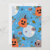 Invitation Anniversaire d'Halloween ONE Boys Blue Party Citro (Dos)