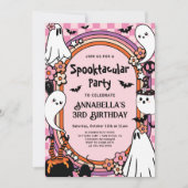 Invitation Anniversaire D'Halloween Pour Enfants (Devant)