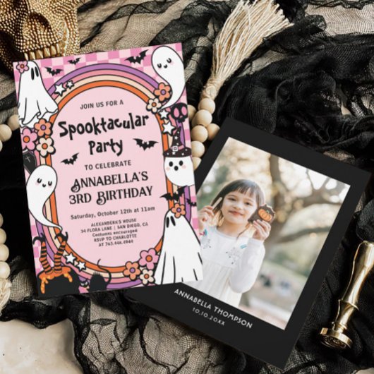 Invitation Anniversaire D'Halloween Pour Enfants