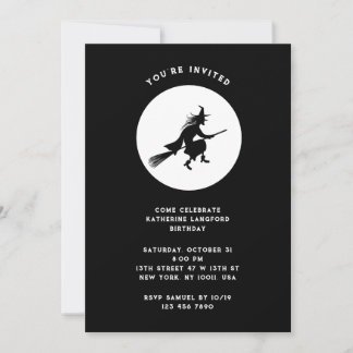 Invitation Anniversaire d'Halloween pour enfants - Petite sor