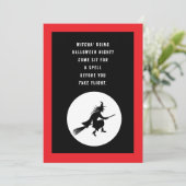 Invitation Anniversaire d'Halloween pour enfants - Petite sor (Debout devant)