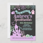 Invitation Anniversaire d'Halloween Spooktacular (Devant)