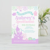 Invitation Anniversaire d'Halloween Spooktacular (Debout devant)