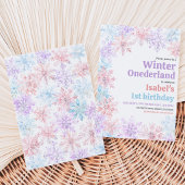 Invitation Anniversaire d'hiver Onderland