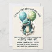 Invitation Anniversaire Dino-Mite (Devant)