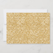 Invitation Anniversaire Dinosaur en or rose de Dino (Dos)