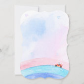 Invitation Anniversaire Dinosaur voiture de course garçon cou (Dos)