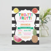 Invitation Anniversaire d'invitation de fête d'anniversaire (Debout devant)