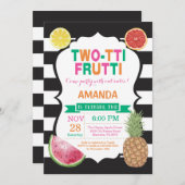 Invitation Anniversaire d'invitation de fête d'anniversaire (Devant / Derrière)