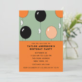 Invitation Anniversaire d'octobre Halloween (Debout devant)