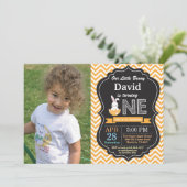 Invitation Anniversaire d'oeuf de pâques de garçon (Debout devant)