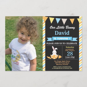 Invitation Anniversaire d'oeuf de pâques de garçon