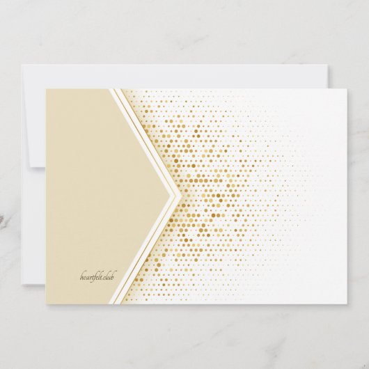 Invitation Anniversaire d'or (Dos)