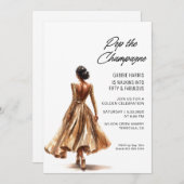 Invitation Anniversaire d'or (Devant / Derrière)