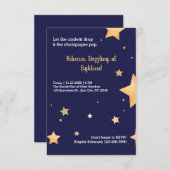 Invitation anniversaire d'or moderne (Devant / Derrière)