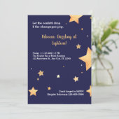 Invitation anniversaire d'or moderne (Debout devant)