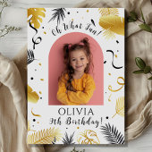 Invitation Anniversaire d'or pour fille
