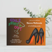Invitation Anniversaire d'Orange Stilettos (Debout devant)
