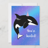 Invitation Anniversaire d'Orca (Dos)