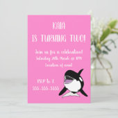 Invitation Anniversaire d'Orca (Debout devant)