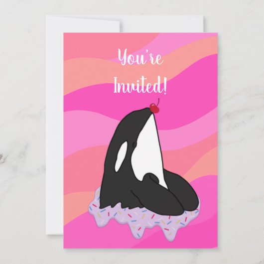 Invitation Anniversaire d'Orca (Dos)