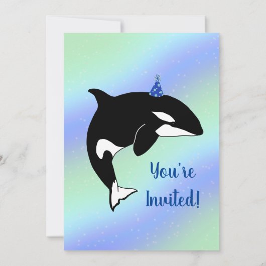 Invitation Anniversaire d'Orca (Dos)