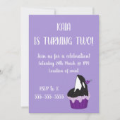 Invitation Anniversaire d'Orca (Devant)