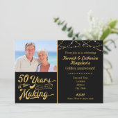 Invitation Anniversaire doré, 50 ans de fabrication (Debout devant)