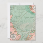 Invitation anniversaire douche avion de voyage (Dos)