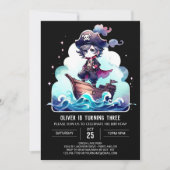 Invitation Anniversaire Dreammignon Pirate (Devant)