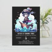 Invitation Anniversaire Dreammignon Pirate (Debout devant)