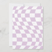 Invitation Anniversaire du bal Disco Retro (Dos)