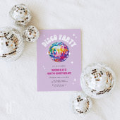 Invitation Anniversaire du bal Disco Retro