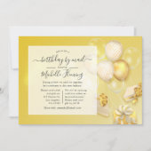 Invitation Anniversaire du ballon par fête postale (Devant)