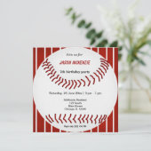 Invitation Anniversaire du baseball (Debout devant)