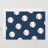 Invitation Anniversaire du baseball | Swing on Over Party (Dos)