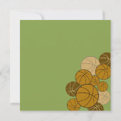 Invitation Anniversaire du basket-ball (Dos)