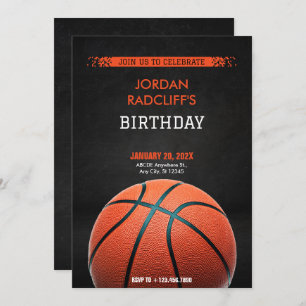 Invitation Anniversaire du basket-ball