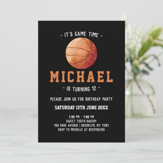 Invitation Anniversaire du basket-ball (Debout devant)