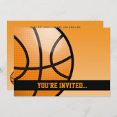 Invitation Anniversaire du basket-ball (Devant / Derrière)