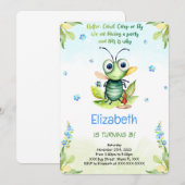 Invitation Anniversaire du bogue modifiable (Devant / Derrière)