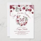 Invitation Anniversaire du Brousset d'Espagne et de la Bourgo (Devant)